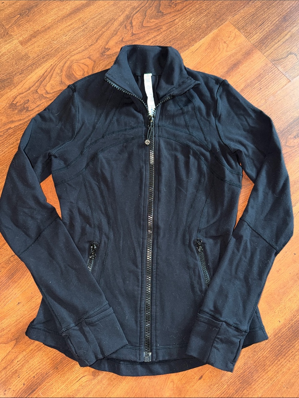 lululemon athletica Black Full-Zip Bomber Jacket